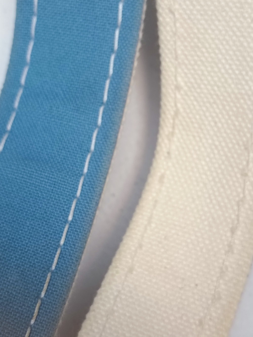 L.L.Bean Boat and Tote Zip-Top Medium Canvas Bag Regatta Blue Long Handles CBK - Picture 11 of 15